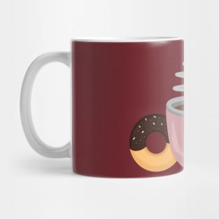 Coffee & Frosted Doughnut Mug